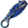 ElitEdge Mermaid Karambit Linerlock - Blue