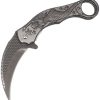 ElitEdge Mermaid Karambit Linerlock - Gray 440C