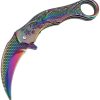 ElitEdge Mermaid Karambit Linerlock - Spectrum