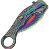 ElitEdge Mermaid Karambit Linerlock - Spectrum