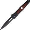 ElitEdge Assisted Linerlock - Black/Wood Spear