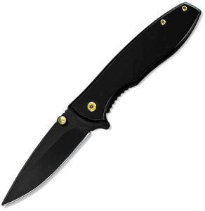 ElitEdge Linerlock A/O Black Assisted Folding Knife