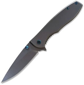ElitEdge Linerlock A/O Gray Assisted Folding Knife