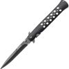 ElitEdge Linerlock A/O Black Stonewash Assisted Knife