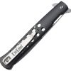 ElitEdge Linerlock A/O Black Stonewash Assisted Knife