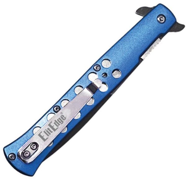 ElitEdge Linerlock A/O Blue Stonewash Assisted Knife