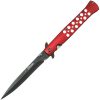 ElitEdge Linerlock A/O Red Stonewash Assisted Knife