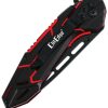 ElitEdge Linerlock A/O Red Tanto Assisted Folding Knife