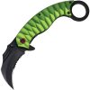 ElitEdge A/O Karambit Linerlock Green 2.75" Blade