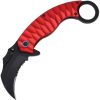 ElitEdge A/O Karambit Linerlock Red, 2.75" Blade
