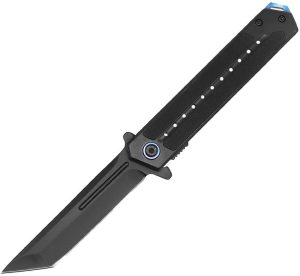 ElitEdge Linerlock A/O Tanto Black/Blue