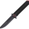 EE10A131BKRC.jpg ElitEdge Linerlock A/O Folding Knife - Black/Red, 3.75" Clip Point Blade, G10 Inlay, Boxed