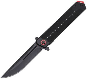 ElitEdge Linerlock A/O Clip Point Black/Red