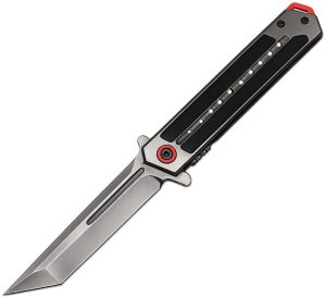 ElitEdge Linerlock A/O Tanto Gray/Red