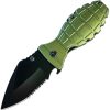 ElitEdge Grenade Linerlock A/O Green Assisted