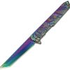 ElitEdge Linerlock A/O Dragon Spec Folding Knife 3.5" Tanto