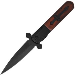 ElitEdge Knight Warrior Linerlock - Brown Synthetic