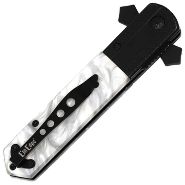ElitEdge Knight Warrior Linerlock - White/Black