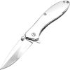 ElitEdge Linerlock Assisted Opening Folding Knife, 2.88" Polished Stainless Blade