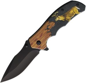 ElitEdge Deer Linerlock A/O - Black 420C