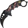 ElitEdge Red Dragon Karambit Assisted Opening Knife
