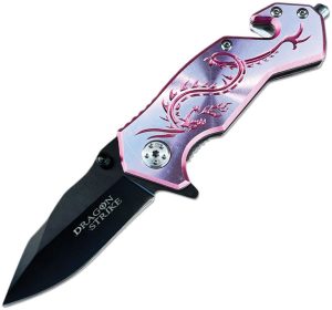 ElitEdge Dragon Rescue Linerlock A/O Pink