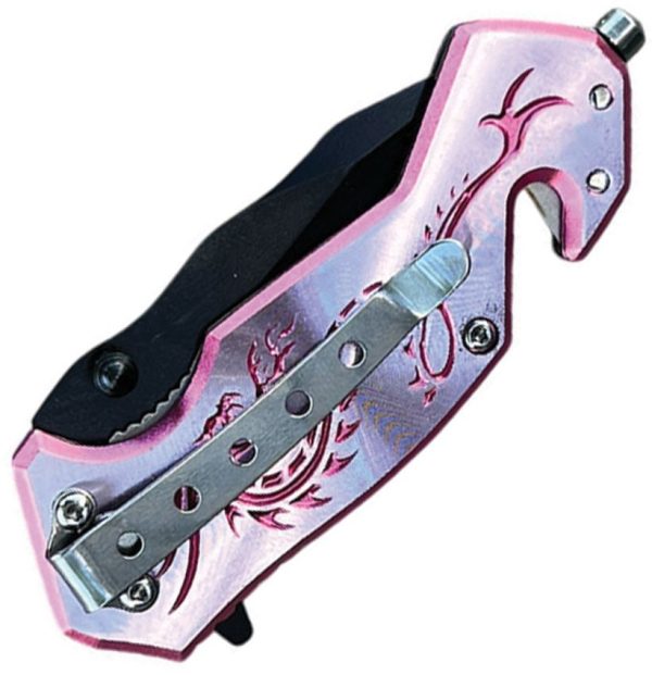 ElitEdge Dragon Rescue Linerlock A/O Pink