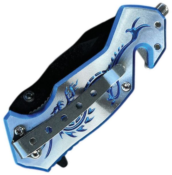 ElitEdge Dragon Rescue Linerlock A/O Blue