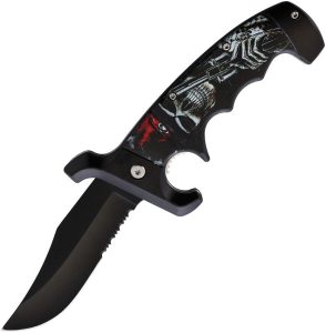 ElitEdge Skull Linerlock A/O Serrated
