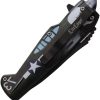 ElitEdge Fighter Plane Linerlock Assisted Opening Knife