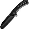 ElitEdge Linerlock A/O Black 3.5 inch Stainless Blade