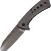 ElitEdge Linerlock A/O Gray 440C Coated Blade Knife
