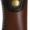 ElitEdge Linerlock Damascus Folding Knife Brown Wood 3.25"