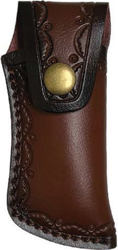 ElitEdge Linerlock Damascus Folding Knife Mother of Pearl