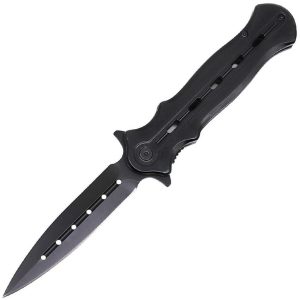 ElitEdge Linerlock Assisted Opening Dagger Black