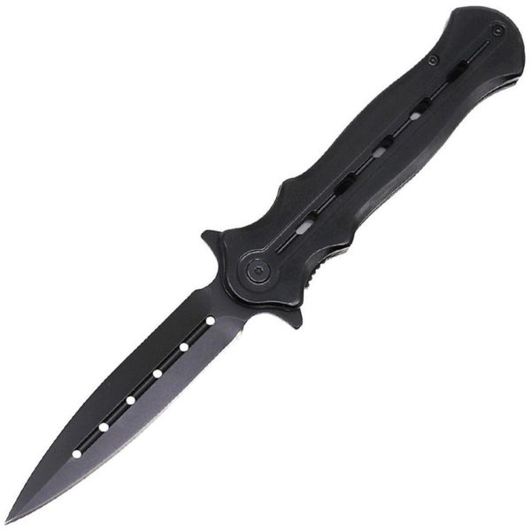 ElitEdge Linerlock Assisted Opening Dagger Black