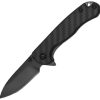 ElitEdge Linerlock Carbon Fiber Black Blade