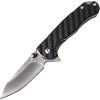 ElitEdge Linerlock Carbon Fiber Satin Blade