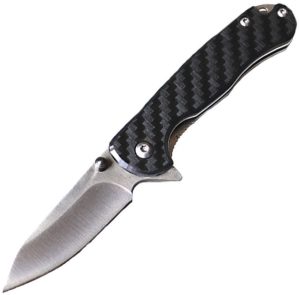 ElitEdge Linerlock Carbon Fiber Satin Blade