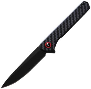 ElitEdge Linerlock Carbon Fiber Black Spear Point