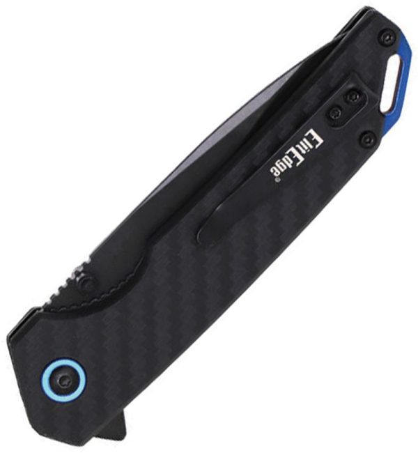 ElitEdge Linerlock Carbon Fiber Drop Point