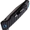 ElitEdge Linerlock Carbon Fiber Gray Drop Point