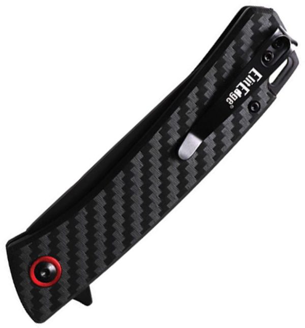 ElitEdge Linerlock Carbon Fiber Black