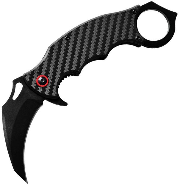 ElitEdge Karambit Linerlock Carbon Fiber Black
