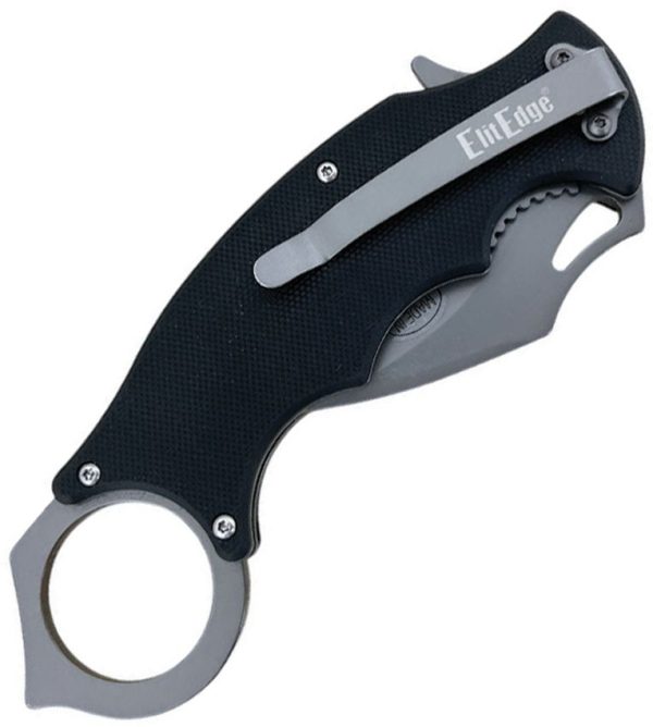 ElitEdge Karambit Linerlock G10 Black