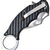 ElitEdge Karambit Linerlock Carbon Fiber Folding Knife