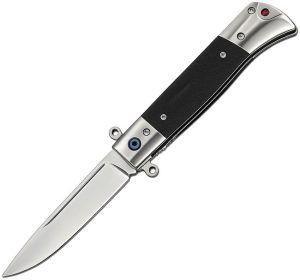 ElitEdge Linerlock Drop Point Black G10 Folding Knife
