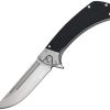EE10B030BK.jpg ElitEdge Linerlock Black Folding Knife 4" Satin Blade