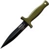 ElitEdge Boot Knife Desert Green 4.63" Dagger w/ Sheath