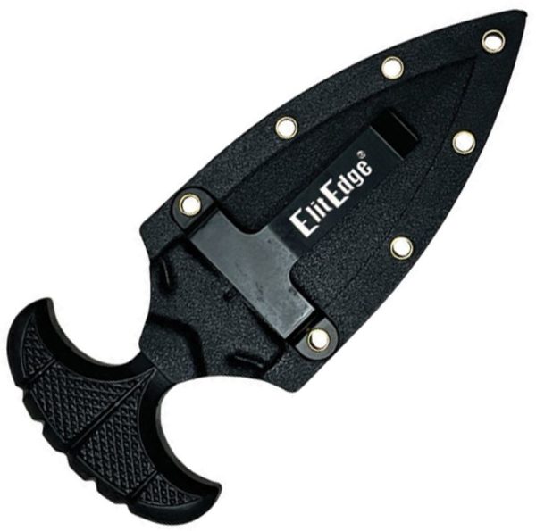ElitEdge Push Dagger Black ABS Double Edge 440